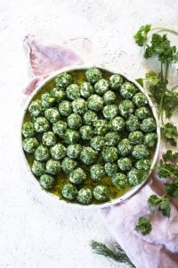 MARINATED HERBED GOAT CHEESE BALLS