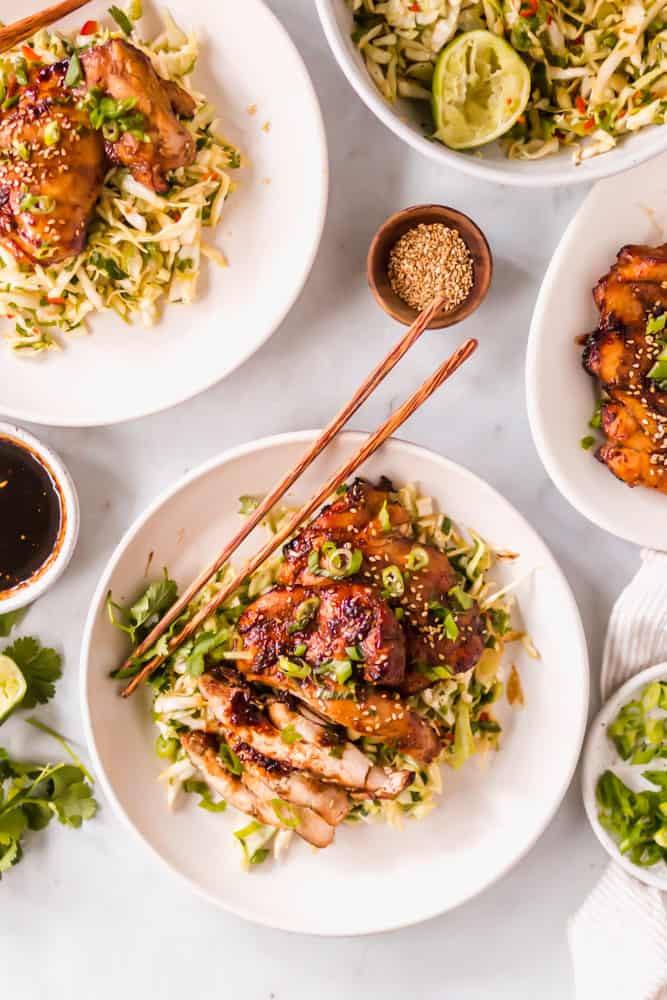 Airfryer Asian Chicken Thighs9 Lena's Kitchen