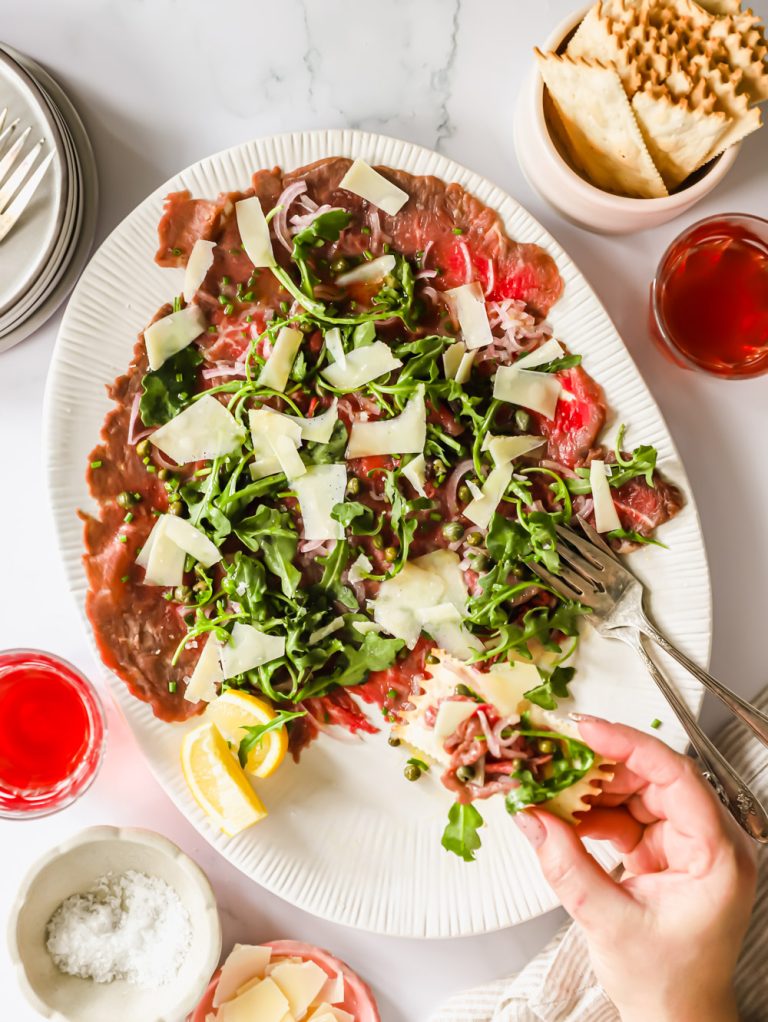 Beef Carpaccio Recipe Lena s Kitchen