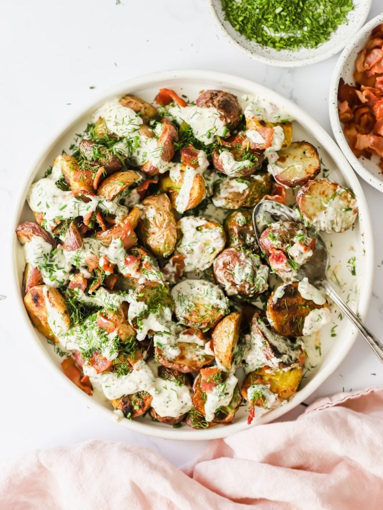 Best Roasted Potato Salad - Lena's Kitchen