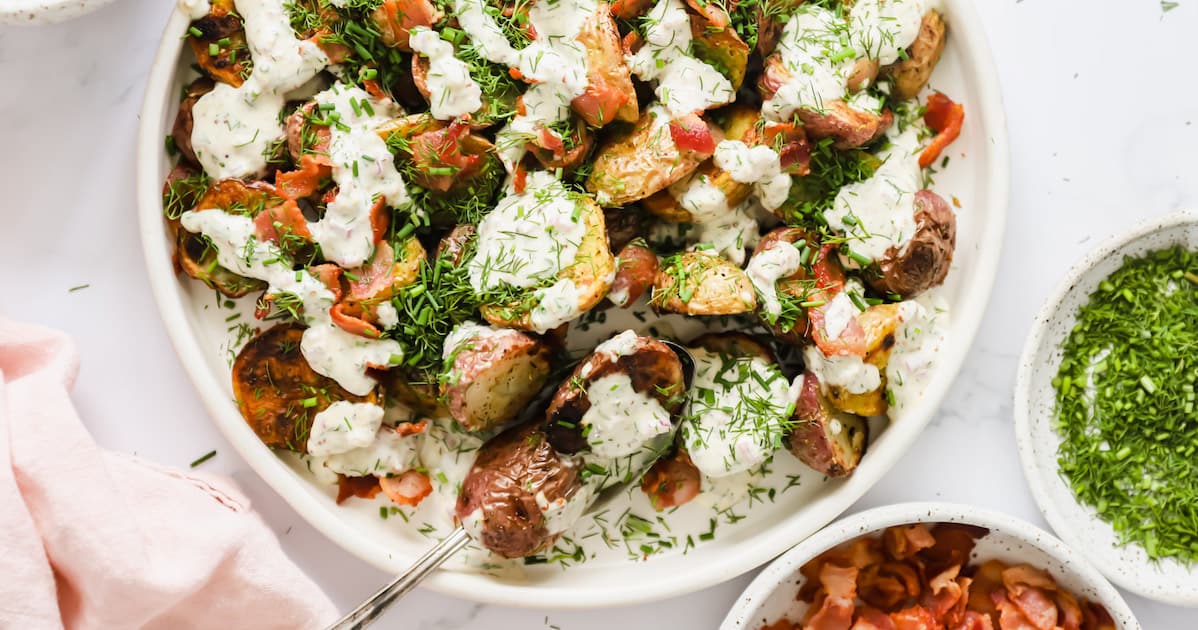 Best Roasted Potato Salad - Lena's Kitchen
