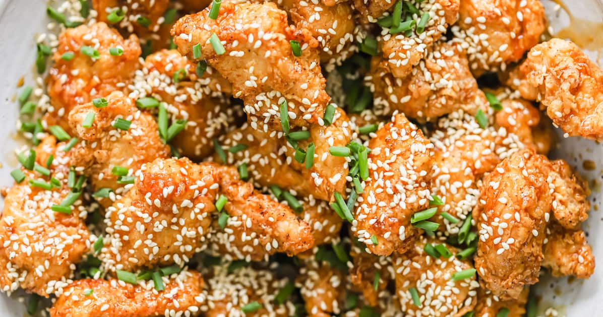 Honey Sesame Chicken - Lena's Kitchen