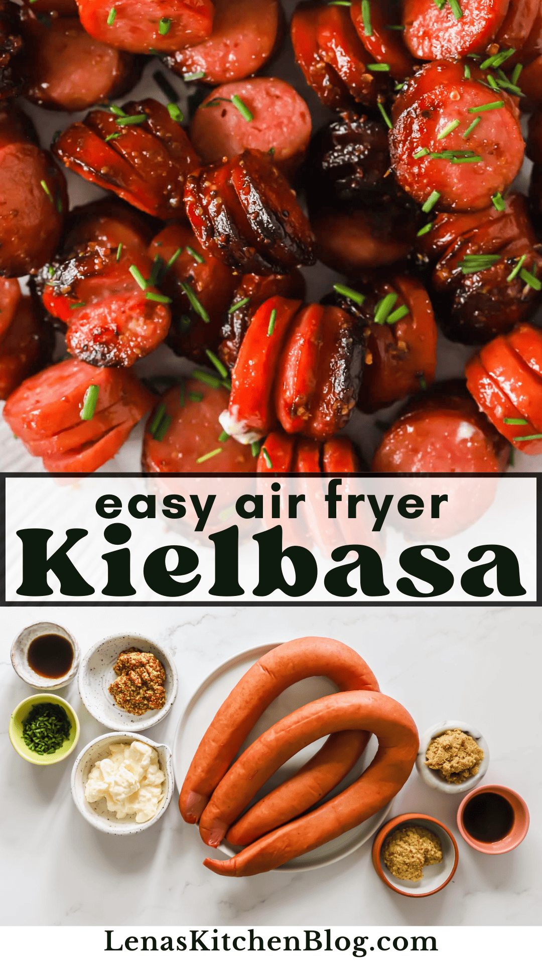 Easy Air Fryer Kielbasa - Lena's Kitchen