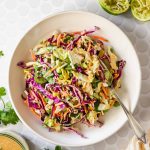 Asian salad in a bowl.