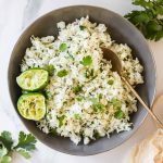 Instant Pot cilantro lime rice.
